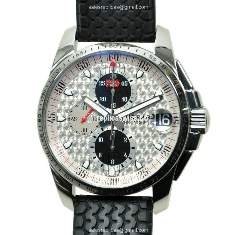 Chopard Mille Miglia GT XL - Automatic - Silver Dial - Stainless Steel Case - Black Rubber Strap